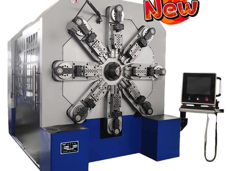 CNC1280 CAMLESS SPRING MACHINE VIEW