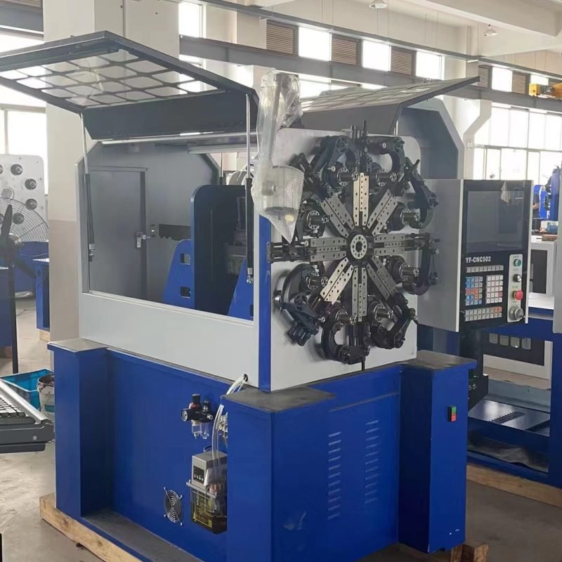 CNC8525 5AXIS SPRING MACHINE TESTING