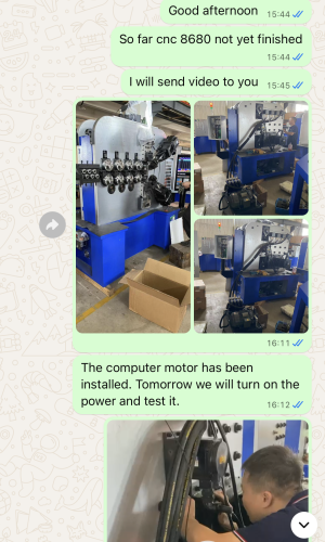 cnc8680 spring coiling machine update report